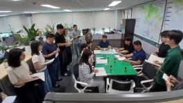 진해구 안전건설과, 연일 폭염속 직원 교육 및 현장 안전대책 추진