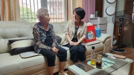 마산합포구 자산동, 추석맞이 독립유공자 유족 위문
