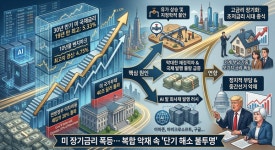 미 장기 국채금리 19년 만에 최고… 40조 달러 부채·AI 채권 폭증 여파