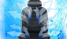 메가터보팬과으로 입체에어샤워로 시원함 전해주는 ‘쿨링웨이브 4D 매쉬 자동차 쿨링 바람 통풍시트’