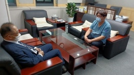 기호 2번 장은식 후보, 단국치대-원광대치과병원 방문