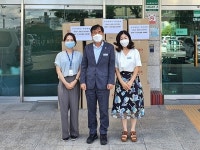 부산대치과병원, 장애인 위한 구강관리용품 전달