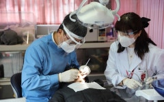 울진 산불피해 이재민 위한 진료봉사 ‘구슬땀’