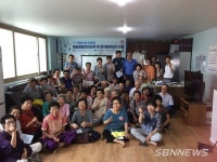 【예산】예산군지역사회보장협, 범죄예방안전교육·전자호루라기 전달식