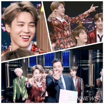 방탄소년단, 1년 5개월만에 美 '지미 팰런 투나잇 쇼' 출연!