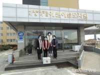 【서천】서천군여성문화센터, 에벤에셀 모자원에 직접 만든 마스크 100장 전달