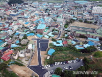 【서천】서천 군사1리지구 개선 1차분 마무리...도로·주차장 신설