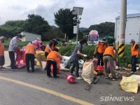 【서천】한산면, 장날 맞아 한산시장 대청소