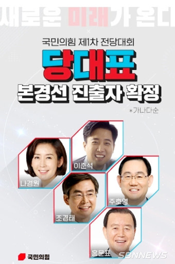 【시사】<정가> 국힘 당 대표 예비경선, 나경원·이준석·주호영·조경태·홍문표..신인들 탈락