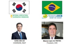 이성희 농협중앙회장, 브라질협동조합연합회장과 화상면담