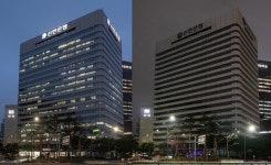 지구의 날 불 껐다…신한은행, 신한은行 하다! 소등행사 진행