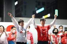 바이캠프안산지사 | 이민근·김은혜 후보, 안산서 합동유세..GTX-C 노선 연장 등 9개항 정책협약