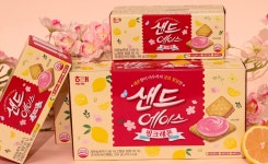해태제과, 샌드에이스 봄 에디션 핑크레몬 선봬