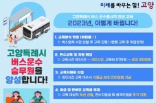 고양특례시, 버스운수종사자 부족인력 해법 모색