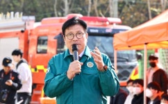 도성훈 인천시교육감, 인천서희학교 재난약자 Able 합동소방훈련 참여