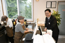 강수현 양주시장, 장흥면 교현리 오봉라운지 방문