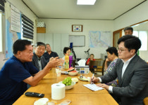 김병수 김포시장, 무더위쉼터·취약가정 방문