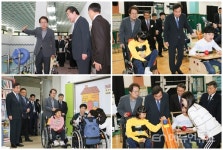 이낙연 총리와 정민학교 방문한 조희연 교육감