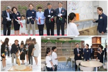 교실 공간혁신 모델, 서울하늘숲초 개교식 참석한 조희연 교육감