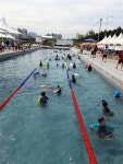 중랑천 워터파크 서울시 최초 50m 국제규격 야외수영장 성황