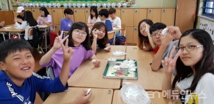 인천명현초 엄마와 함께 송편 만들었어요