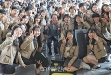 조희연 교육감, 공항고등학교 이전 개교식 참석