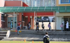 전남 작은학교도 오늘 등교 개학 했어요