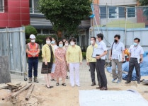 강은희 교육감, 여름철 집중호우 및 태풍 대비 아양초 안전점검