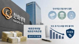한화생명, 애큐온 인수자금 1조원 조달 방안은?