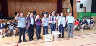 거제 사등면 기관단체장협의회 창호초·성포중학교 관현악단 격려