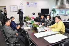 김일권 양산시장, 착한 임대인과의 차담회