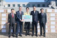 사천·삼한교회, 코로나19 위기 극복을 위한 생필품 세트 기탁