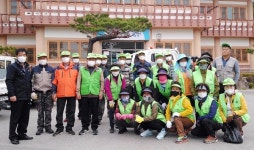 함양군 지곡면 자연보호협의회, 코로나19 방역·환경정비 자원봉사