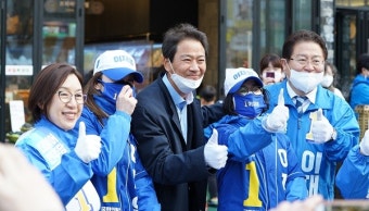 [4·15총선] 임종석, 양산갑 이재영후보 지원 유세 나서