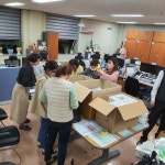 거제시, 코로나 19 대응 어린이집 방역물품 전달