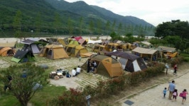 하동군 평사리공원 야영장 재개장