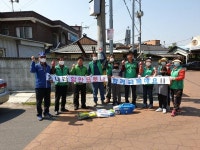 함안군지역사회보장협의체, 칠원 전통시장 방역 및 손소독제 나눔
