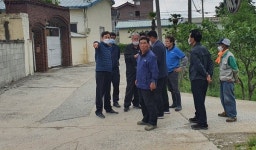 홍명표 의창구청장, 주요현안사업장 점검