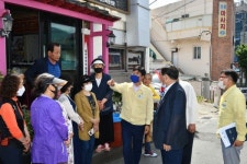 변광용 거제시장, 소규모 지역개발사업 현장 점검 마무리