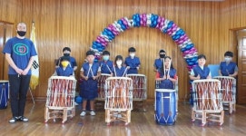 의령문화원 송진호씨 낙서초등학교 국악복 기증