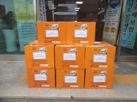 밀신어린이집, 무안면에 라면 20박스 전달