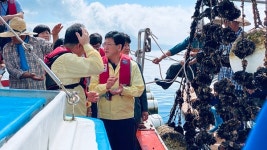 김정호 경남도당위원장 고성,통영,거제 어업 피해지역 방문