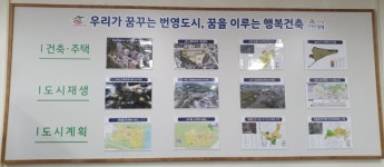 창녕군, 우리가 꿈꾸는 번영도시 꿈을 이루는 행복건축 현황판 제작