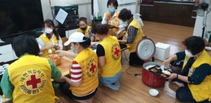 대한적십자사 거제지구협의회, 손수 만든 도시락 지원