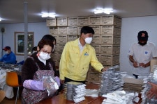 변광용 거제시장, 거제지역자활센터 찾아 격려