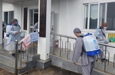 경남불교계, 통영 산양읍 섬마을방역 봉사 및 구충제 지원