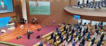 창원 서머나교회 사회적거리두기 속 예배