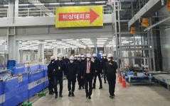 창원소방서, LG전자(주) 대형공사장 안전점검나서