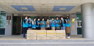 사천여성지도자, 지역아동센터·신애원 과일 기부로 코로나 극복 온정에 동참