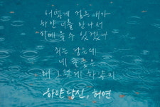 [시와 캘리] 분석이 아닌 마음으로 느껴보는 시의 재미